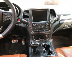 Dash Trim Kit installed in Jeep Wrangler
