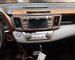 thumbnail image 2 of Wood Grain Dash Trim Kit For Toyota Land Cruiser 1998-2002 W/ Navigation – Plastic, Painted Finish 2 of 3