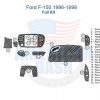 Ford f150 interior car kit accessories for car dash panel parts diagram.
