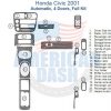 Honda civic 2001 interior car kit honda civic 2001 dash kit.