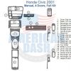 Honda cbr with an Interior car kit or Wood dash kit.