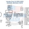 Honda civic sl2 2005 automatic door kit with accessories for car.