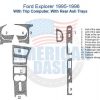 Ford explorer interior dash trim kit and accessories for car.