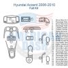 Hyundai accent 2006 - 2010 instrument panel wiring diagram with an interior car kit.