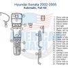 Hyundai Sonata 2005 - Interior dash trim kit: wiring diagram.