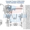 Hyundai Tacoma 2006-2009 wiring diagram with car dash kit.