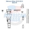 Mercury Milan 2010 - 2012 car dash kit is an interior accessory for the car.