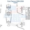 Ford Taurus 2003 - 2008 dash trim kit wiring diagram.