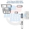Ford tahoe 2003-2006 manual control panel Car dash kit.