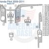 Honda dash trim kit for a 2006-2011 Honda Odyssey.