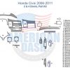 Honda civic 2 door dash kit includes accessories for car and interior car kit.