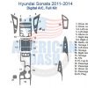Hyundai Sorento 2014 full digital AC kit with interior car accessories.