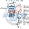 Toyota corolla Car dash kit diagram.