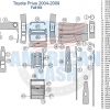 Toyota Tacoma car dash kit wiring diagram.