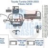 Toyota tundra 2003 interior parts diagram displaying the car dash kit and interior dash trim kit.