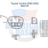 Toyota tundra dash trim kit.