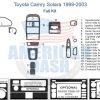 Toyota camry stereo wiring diagram along with interior dash trim kit accessories for car.