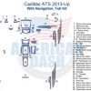 Chevrolet Cadillac ATS 2013 - up with navigation - Wood dash kit - Interior dash trim kit for the Cadillac ATS.