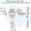 Gmc canyon 2006-2012 2 door automatic transmission natural windows Interior car kit.