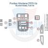 Pontiac Monte Carlo 2006 - Car dash kit.
