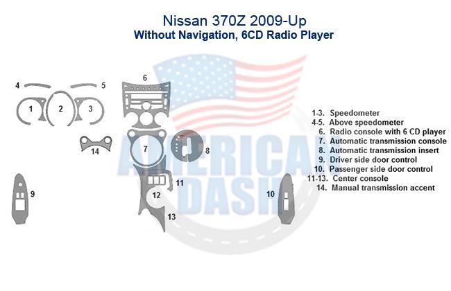Nissan offers an Interior car kit that includes a Dash trim kit to enhance the appearance of your Nissan vehicle's interior.