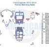2014 Ford Explorer interior car kit includes a radio wiring diagram.