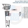 Acura rsx 2006 Wood dash kit cd cdi acura rsx 2006 c.