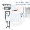 Acura rsx 2006 manual with CD player and interior dash trim kit.