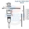 Audi a3 2001 - 2006 wood dash kit.