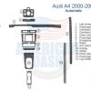Audi a4 2000-2005 wood dash kit - american interior car kit.