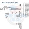 Buick century 1997 - 2003 interior car kit with dash trim accessories.