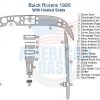 The wiring diagram for the Buick Rivera includes car accessories and a wood dash kit.
