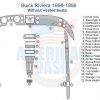 A diagram showing the wiring for a Buick Riviera interior dash trim kit.