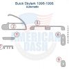 American car dash kit for Buick Savana, perfect for upgrading the interior with stylish accessories.