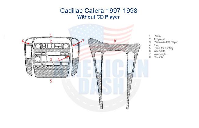 The Cadillac car dash kit is a great accessory for the interior of your Cadillac.