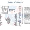 Cadillac dts2000 interior car kit up parts diagram.
