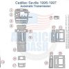 Cadillac escalade 1997 automatic transmission interior car kit.
