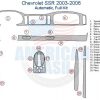 Chevrolet srr 2006 wood dash kit for interior car accessories.