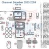 Chevrolet Suburban 2006 fuse box diagram is included in the Interior car kit.