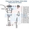 Chevrolet Trailblazer 2008 wiring diagram incorporating accessories for car.