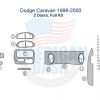Dodge carrara 1989-2000 2 door full interior kit with a Wood dash kit.