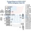 Dodge Magnum 2007 wiring diagram with wood dash kit and interior car kit.