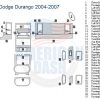 Dodge Durango 2004-2007 dash wiring diagram is available for an interior car kit.