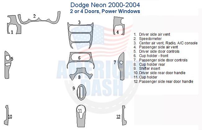 Dodge Nissan accessories for car.