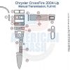 Chrysler Crossfire 2004-up manual transmission kit includes an Interior dash trim kit.