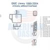 Gmc jimmy interior car kit accessories for car.