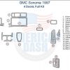 Gmc sonoma 1997 interior dash trim kit.