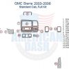 Gm savana 2006 standard dash trim kit.