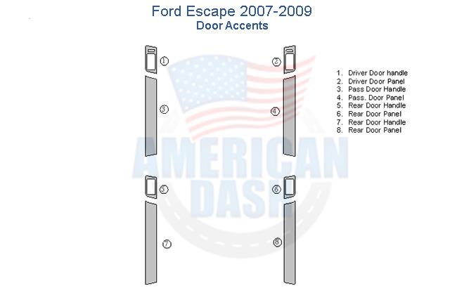 Ford escape 2007-2009 door latches are essential car accessories.