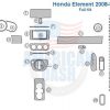 Honda element 2000 - up car dash kit and interior dash trim kit wiring diagram.